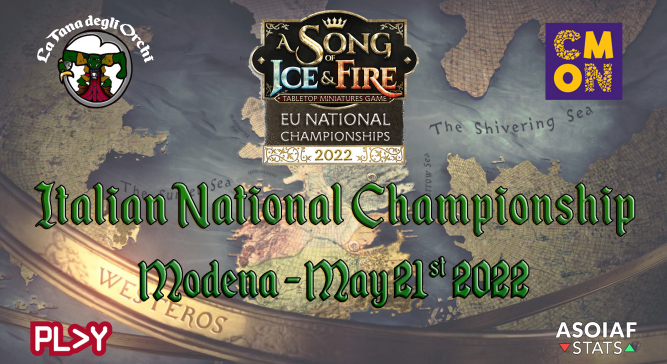 2° Torneo nazionale di A Song of Ice and Fire