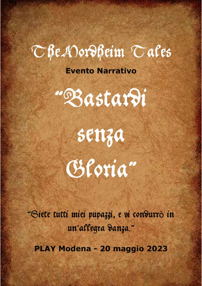 Campagna Narrativa Mordheim "Bastardi senza Gloria"